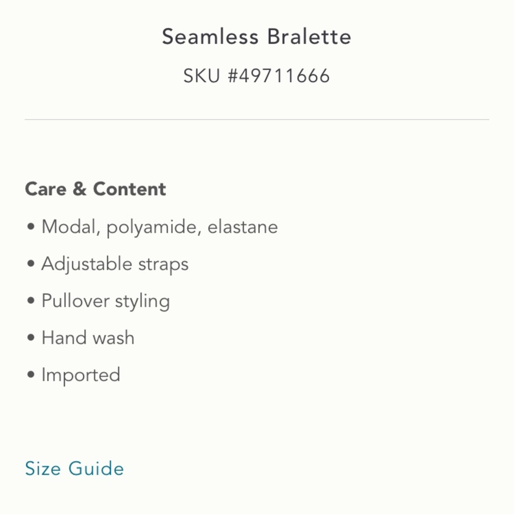 SOLD ✨ Anthro • Bralette - Picture 11 of 12